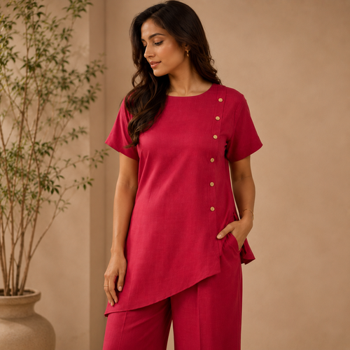 Asymmetrical co-ord set