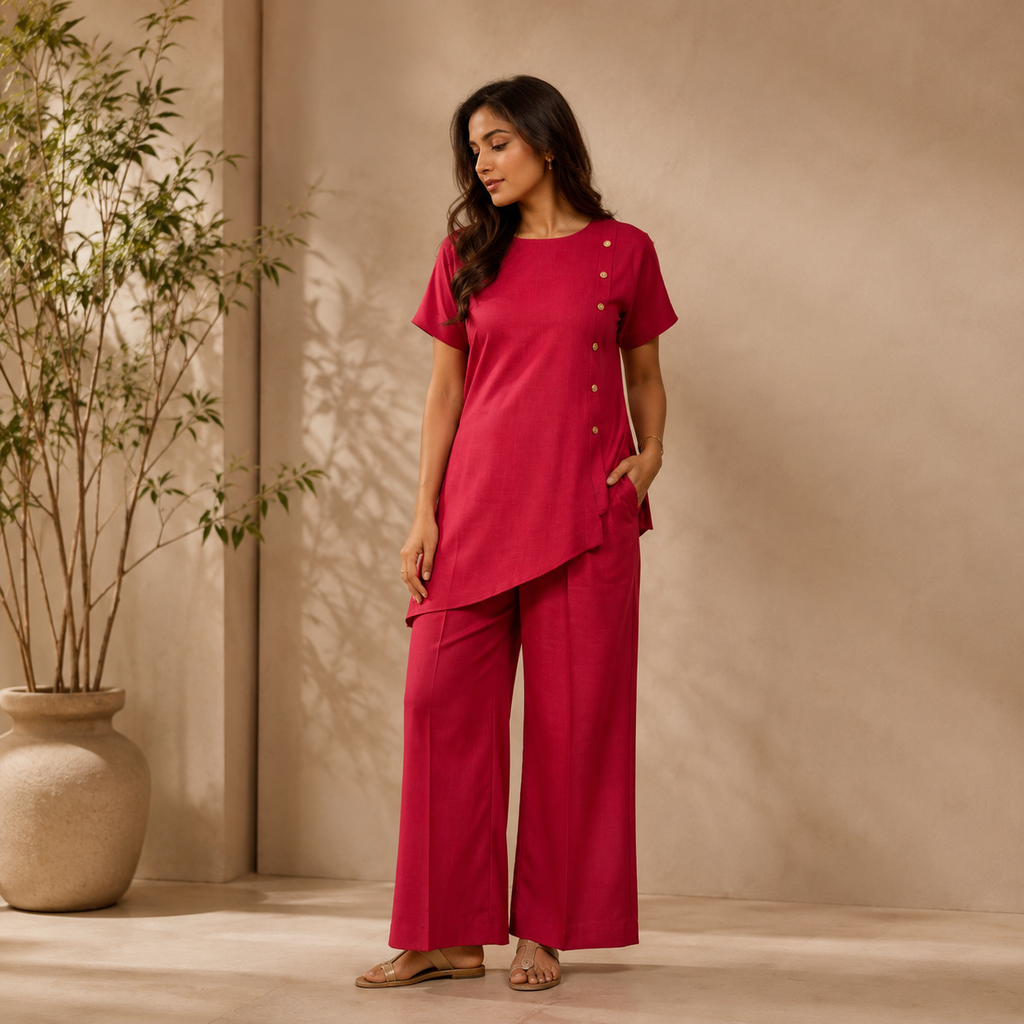 Asymmetrical co-ord set