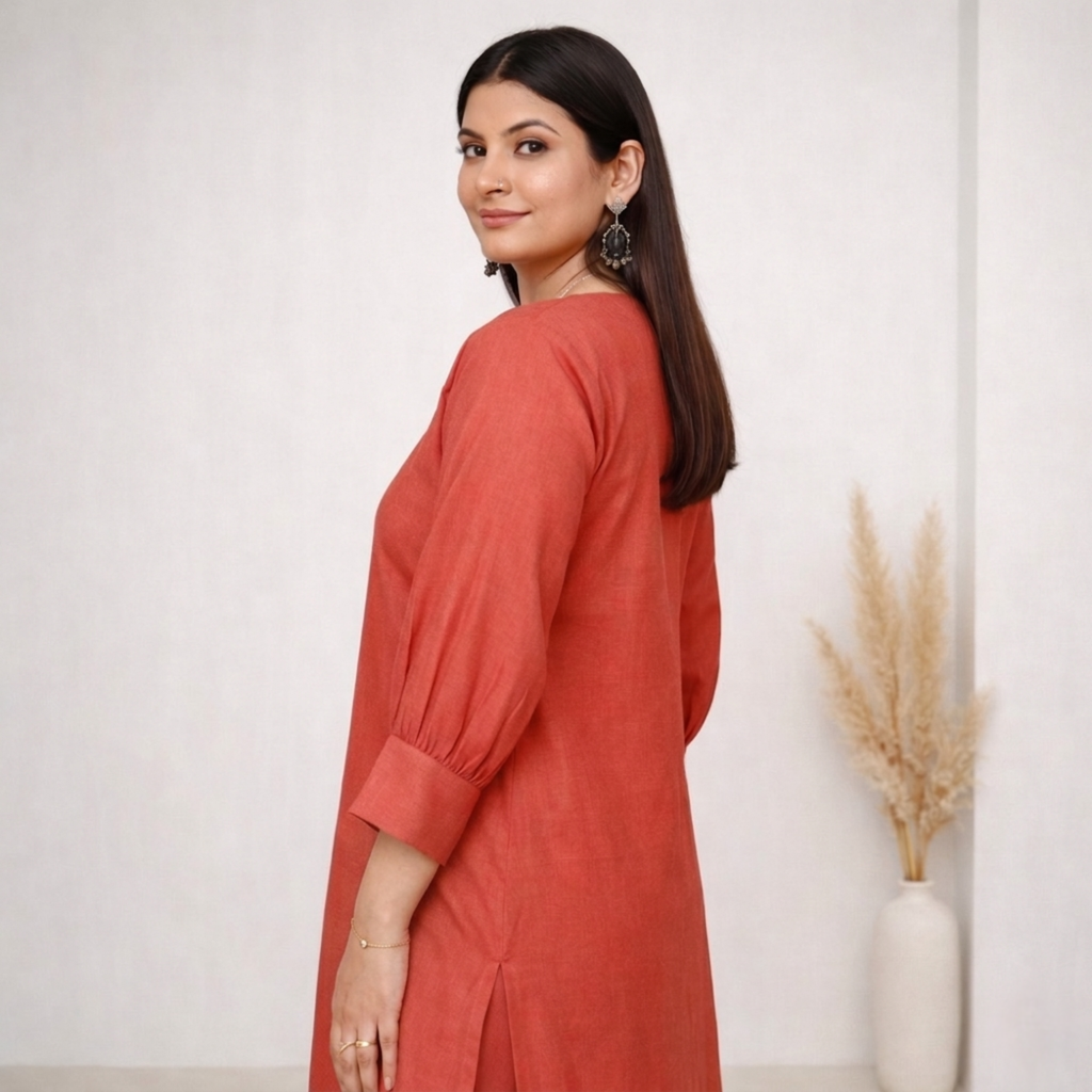 Straight-cut co-ord set