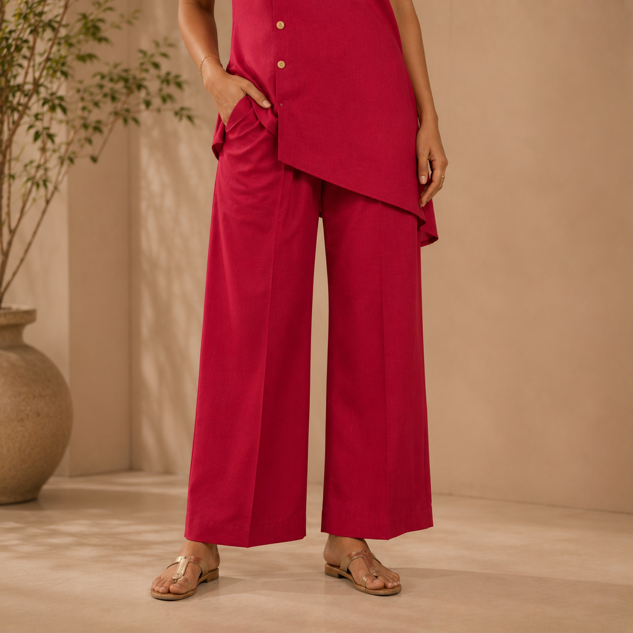 Asymmetrical co-ord set