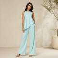 Asymmetrical sleeveless co-ord set